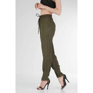 NWT Soho Apparel LTD. 100% Polyester Pant Women's Gray Pockets Size Medium